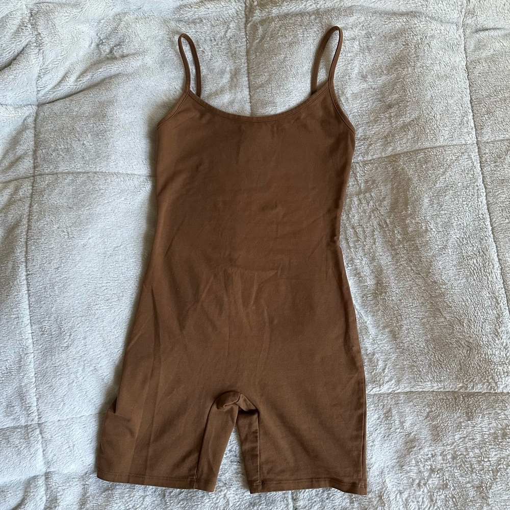 Brown One Piece Romper